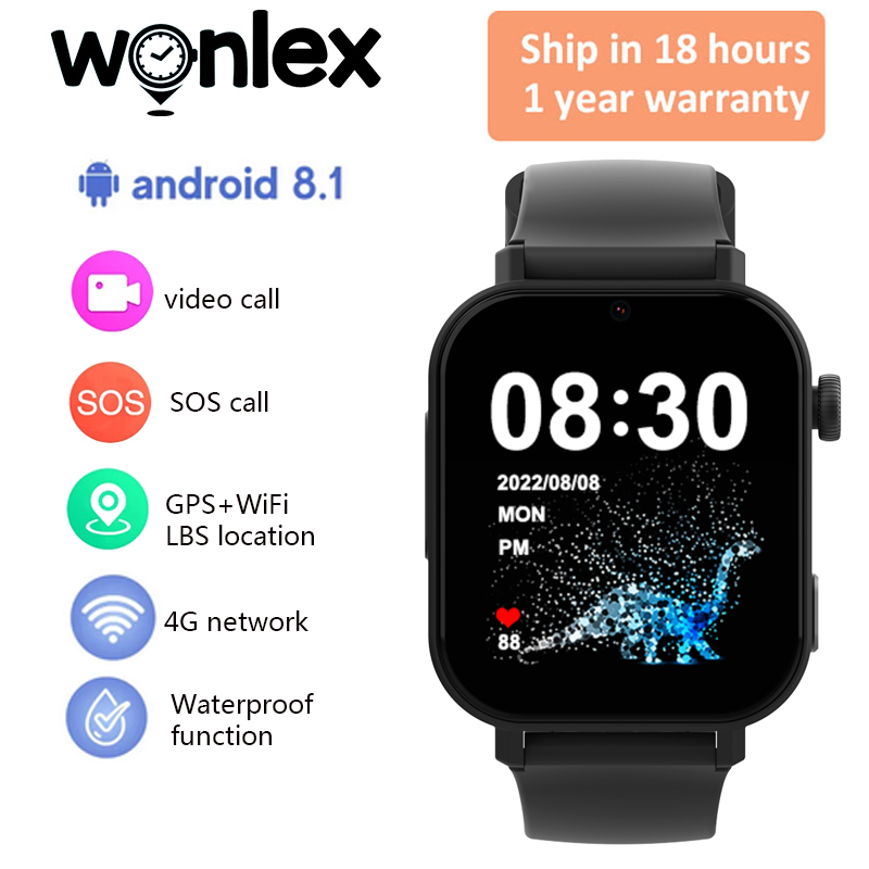 Wonlex kt36 4g relógio intelig - Fall Detection Watch avaliação e preço