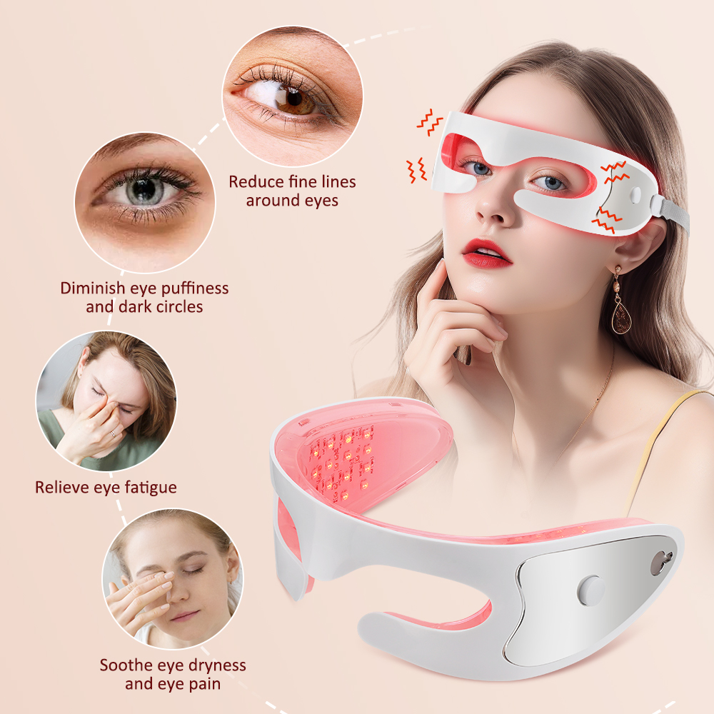 Ems luz vermelha massageador d - Light Therapy Glasses avaliação e preço